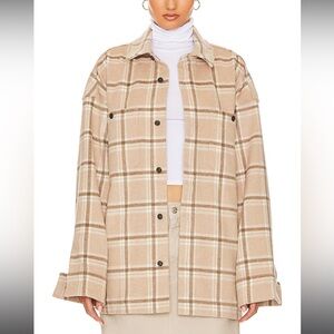 HELSA Plaid Flannel Overshirt